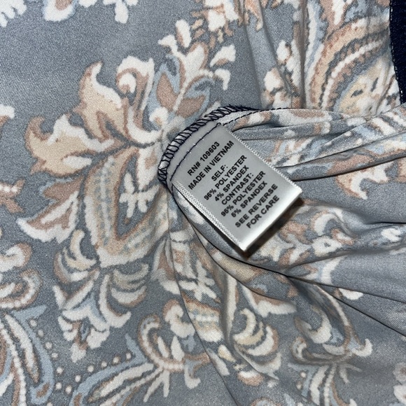 Rabbit Rabbit Rabbit Designs vintagee 3/4 length sleeved midi dress size 6 EUC! - Picture 4 of 6